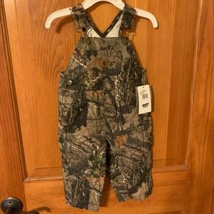 NWT Carhartt® Size 9M Camo Washed Bib Overall